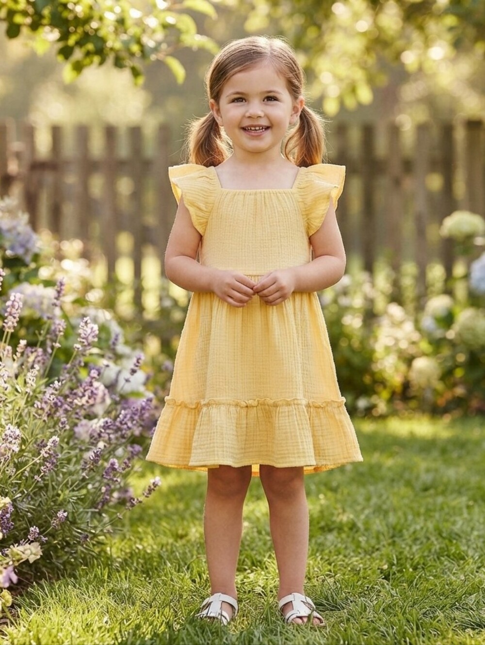 Emma & Elsa 4T Sunny Delight Kids Dress